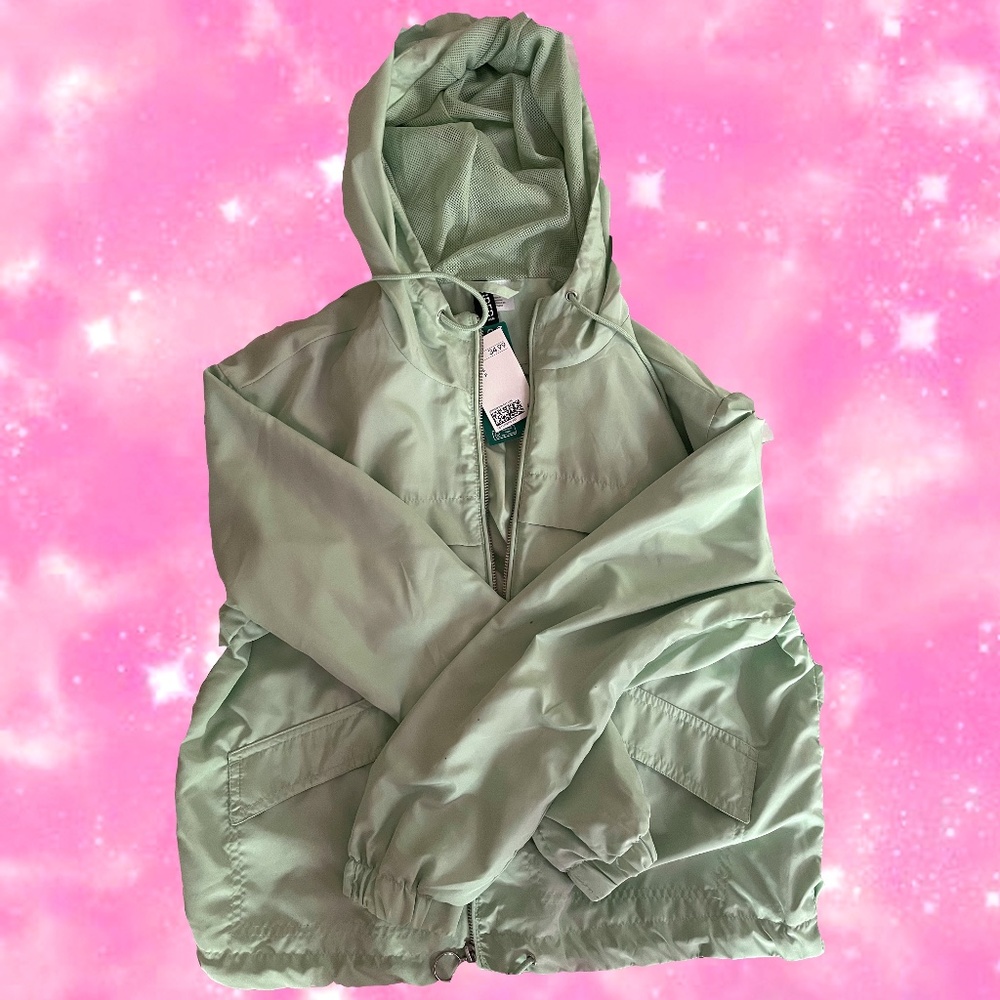 Divided H&M Seedling Green Windbreaker
